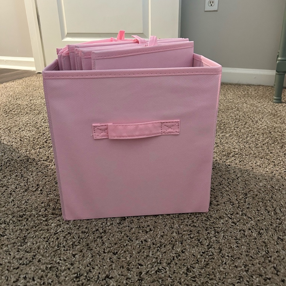 Pink Storage Bin